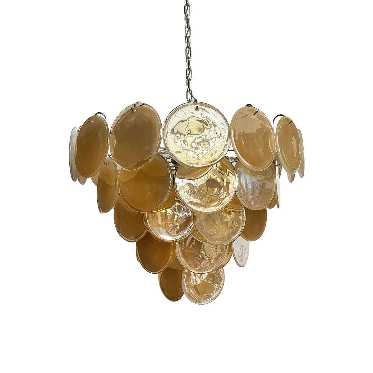 Murano Disk Chandelier 27"