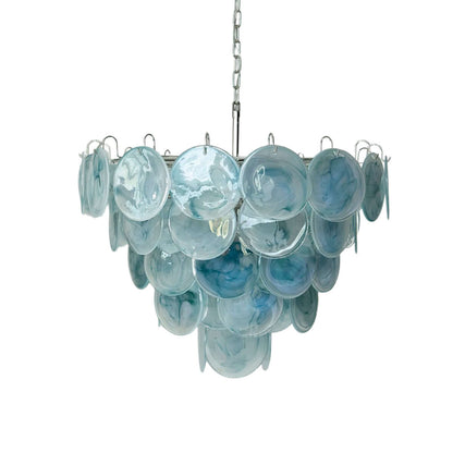 Murano Disk Chandelier 27"