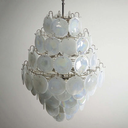 Murano Disk Chandelier 30"