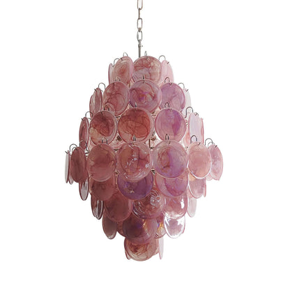 Murano Disk Chandelier 30"
