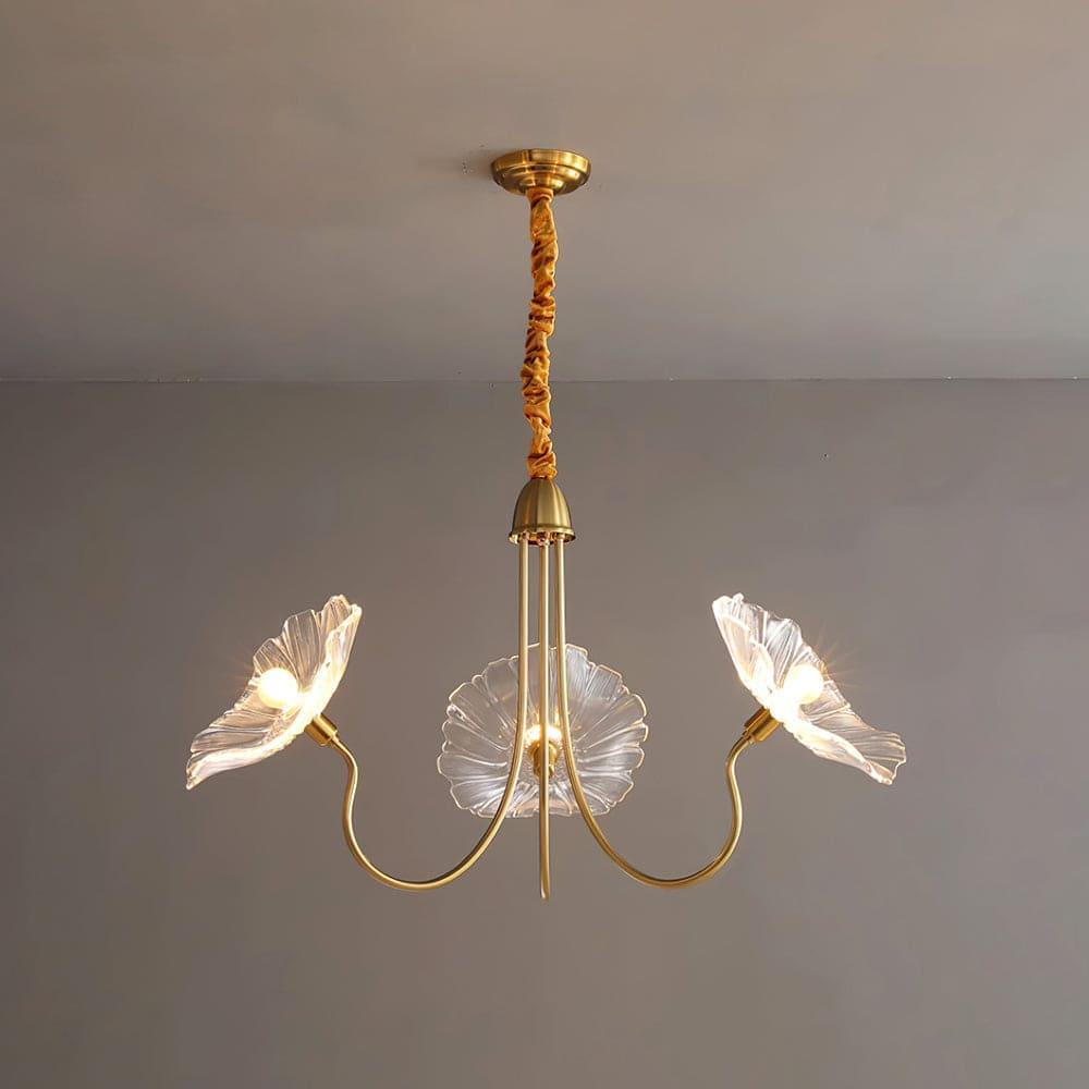 Murano Glass Flowers Chandelier