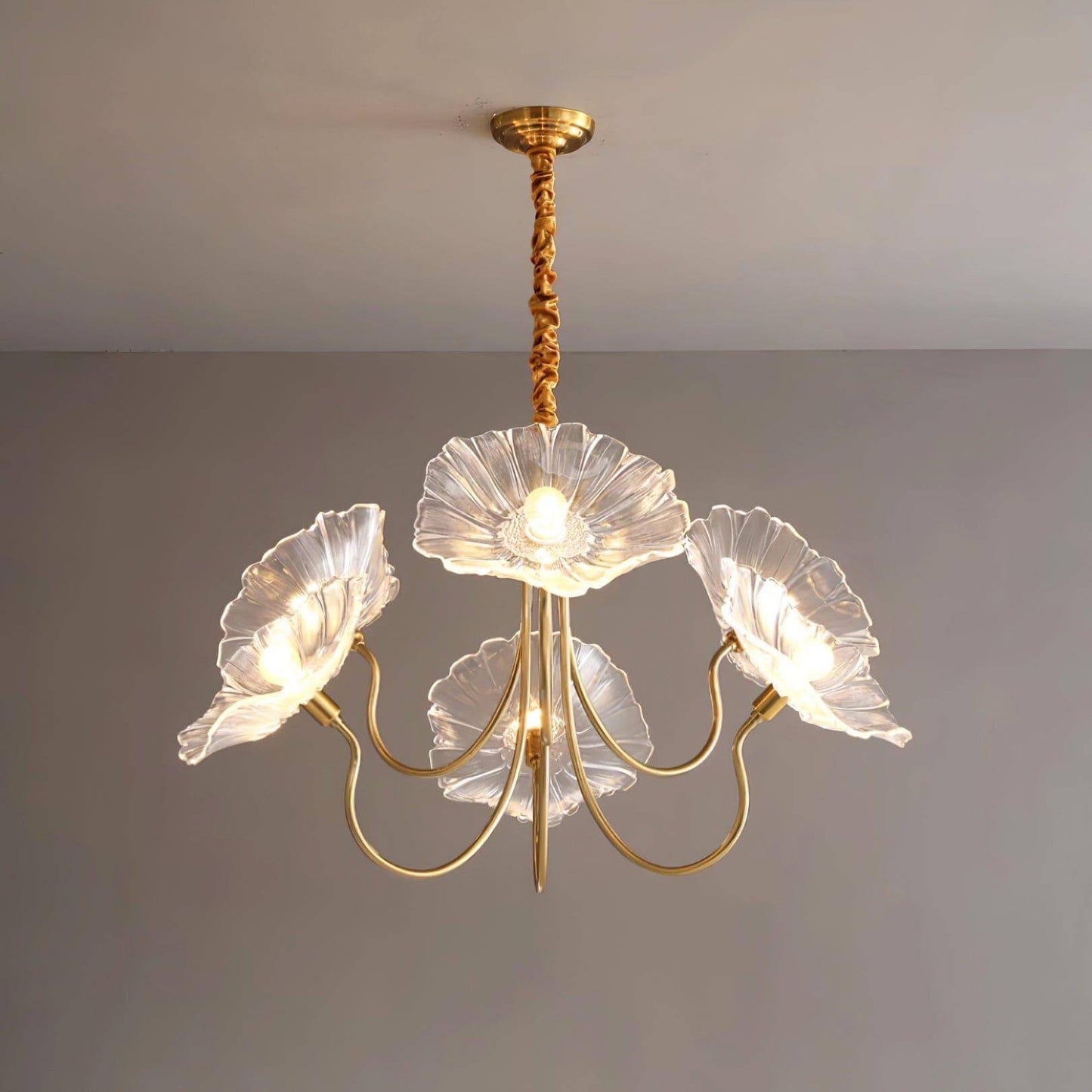 Murano Glass Flowers Chandelier