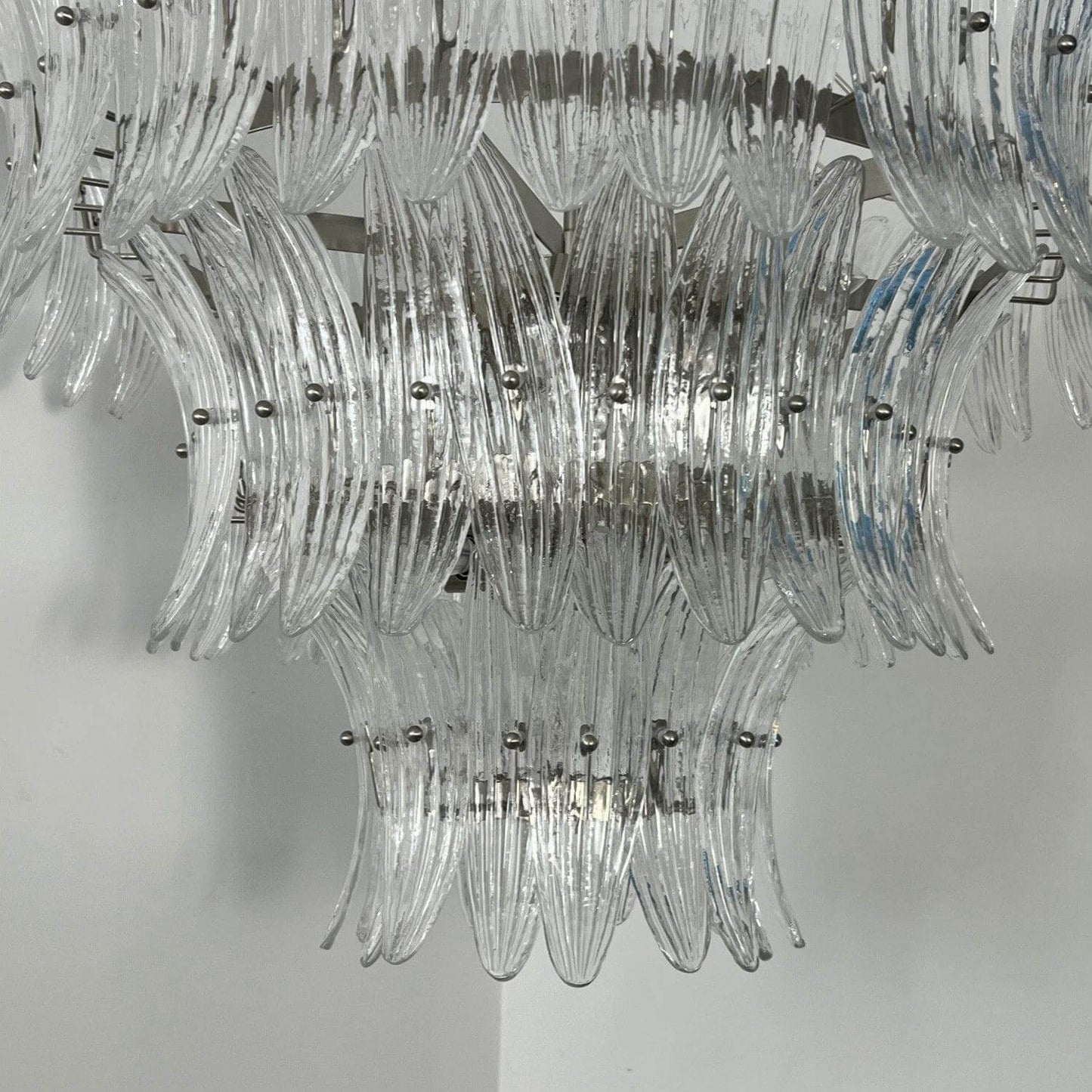 Murano Palmette Glass Chandelier