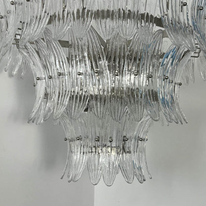 Murano Palmette Glass Chandelier