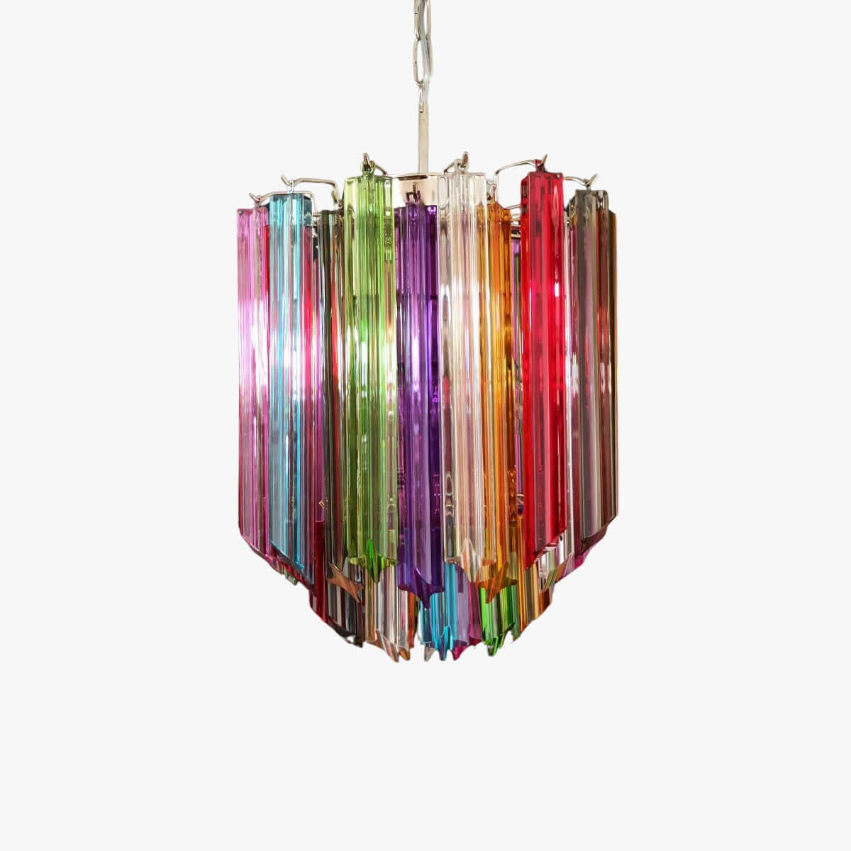 Murano Prisms Chandelier 12"
