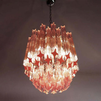 Murano Prisms Chandelier 12"