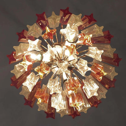 Murano Prisms Chandelier 12"