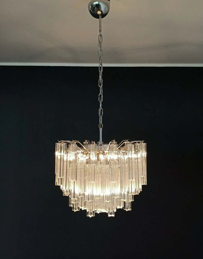 Murano Prisms Chandelier 18"