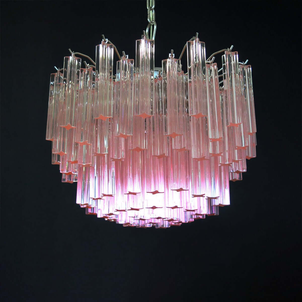 Murano Prisms Chandelier 18"