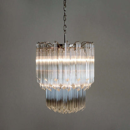 Murano Prisms Chandelier 19"