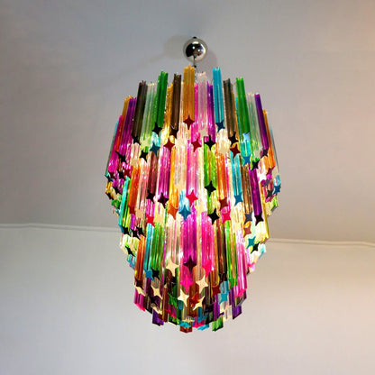 Murano Prisms Chandelier 24"