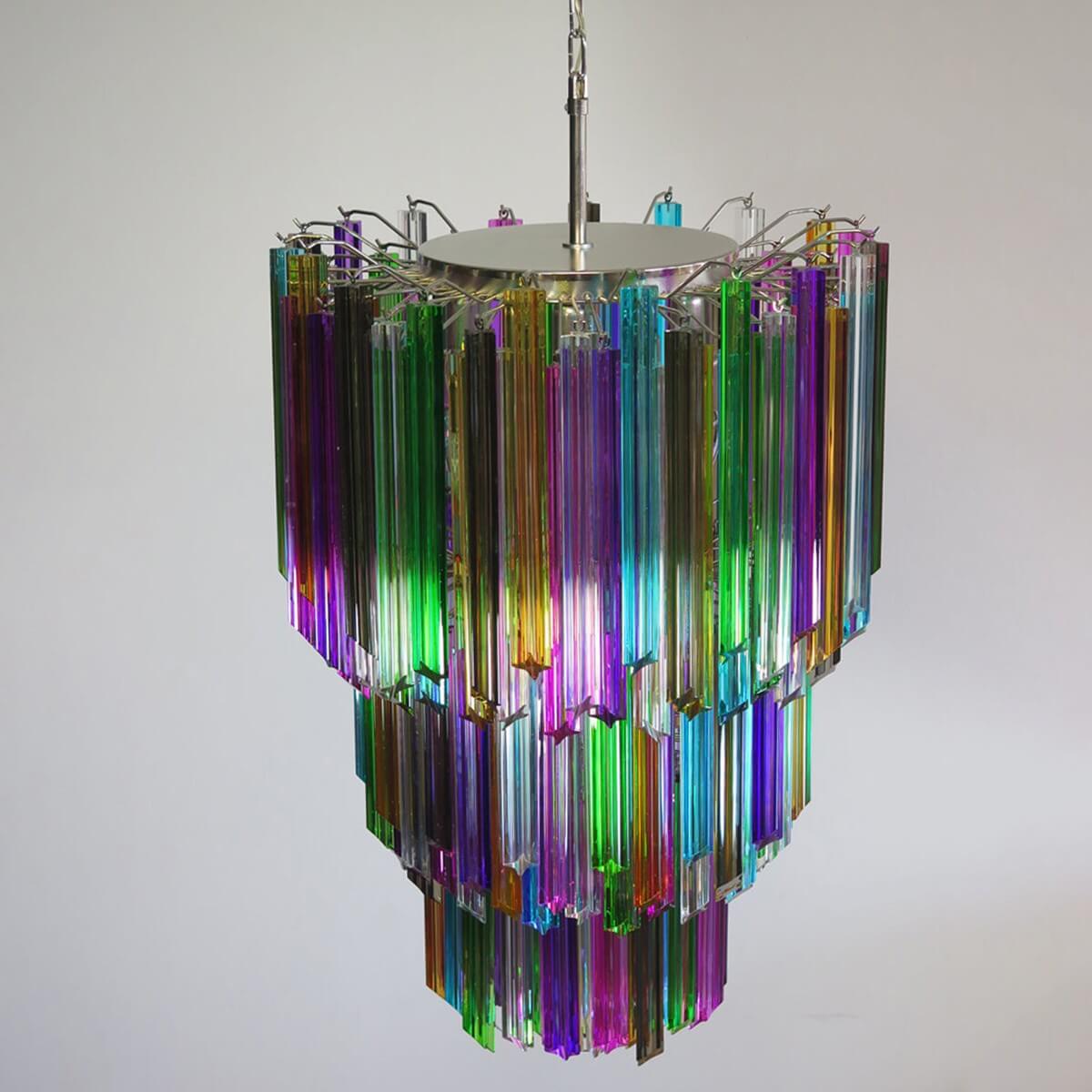 Murano Prisms Chandelier 24"