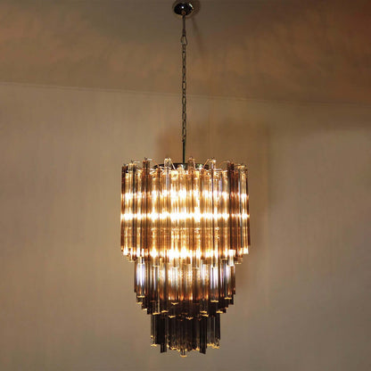 Murano Prisms Chandelier 24"
