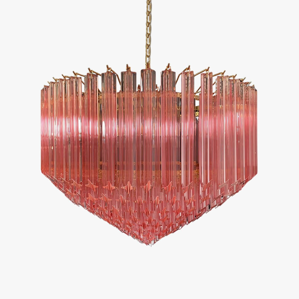Murano Prisms Chandelier 30"