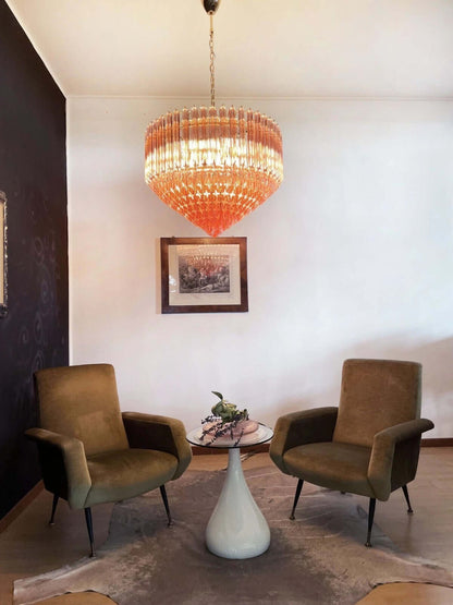 Murano Prisms Chandelier 30"