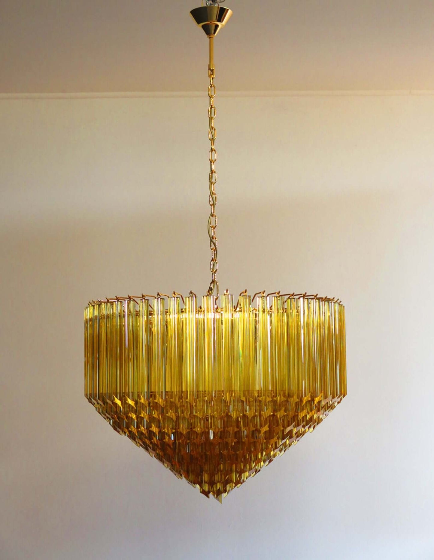 Murano Prisms Chandelier 30"