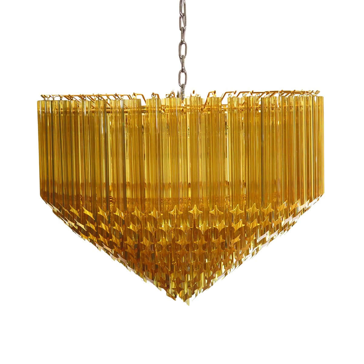 Murano Prisms Chandelier 30"