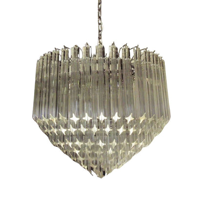 Murano Prisms Chandelier 30"