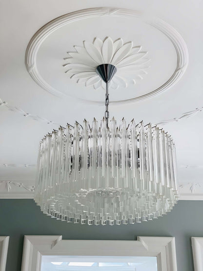 Murano Prisms Parallel Chandelier