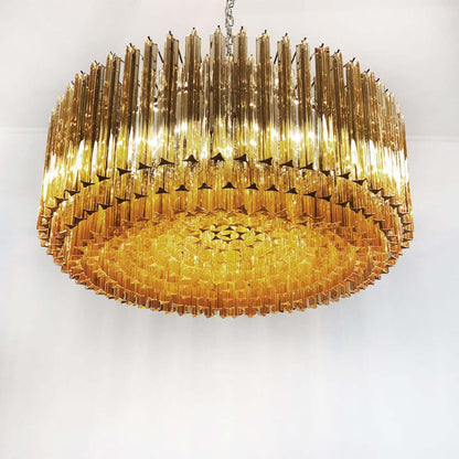 Murano Prisms Parallel Chandelier