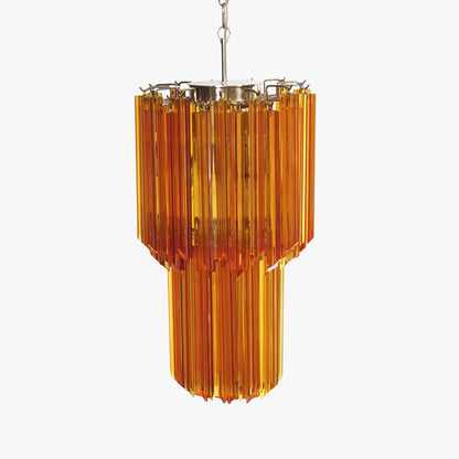 Murano Prisms Long Chandelier 12"