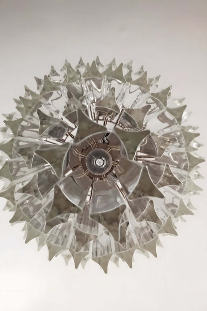 Murano Prisms Long Chandelier 18"