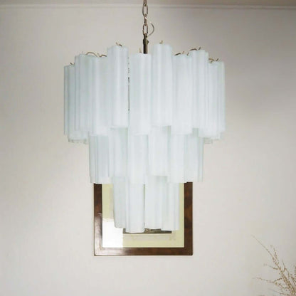Murano Tubes Chandelier 26"