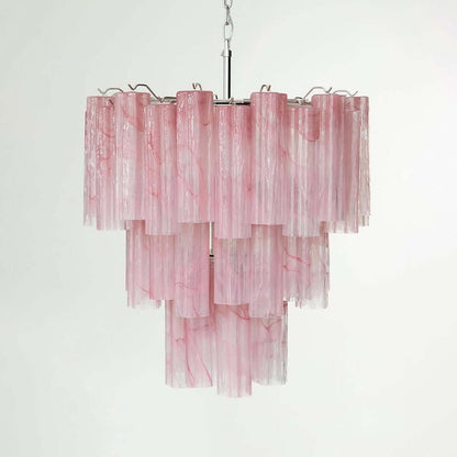 Murano Tubes Chandelier 26"