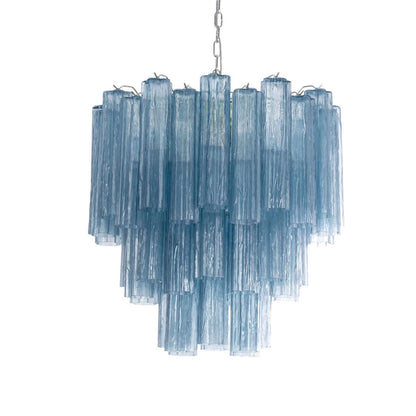 Murano Tubes Chandelier 26"