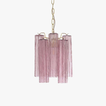 Murano Tubes Chandelier 11"