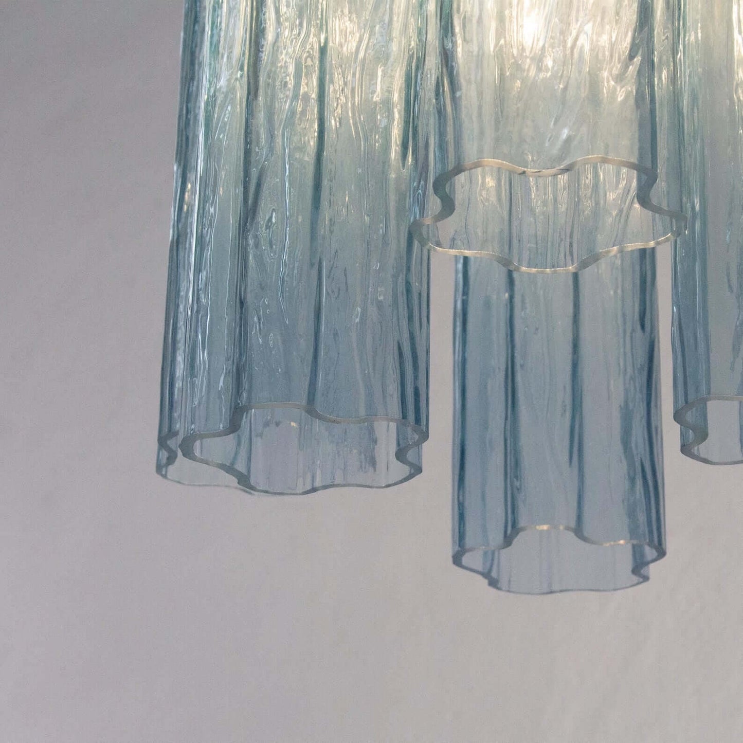 Murano Tubes Chandelier 11"