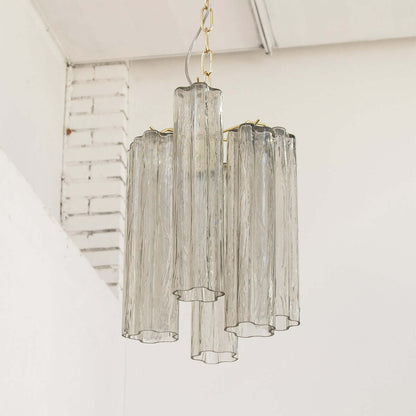 Murano Tubes Chandelier 11"