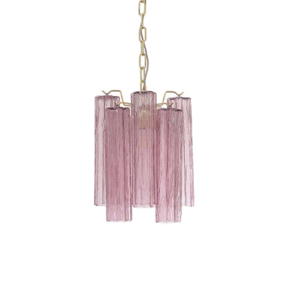 Murano Tubes Chandelier 11"