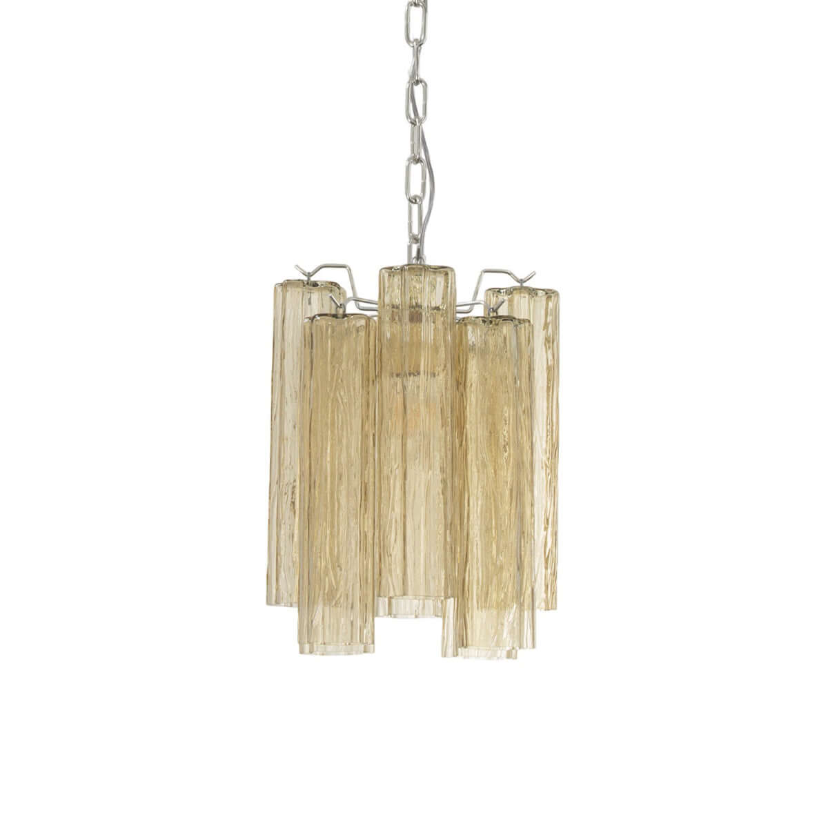Murano Tubes Chandelier 11"