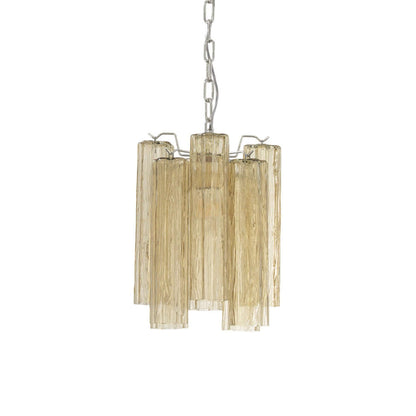 Murano Tubes Chandelier 11"