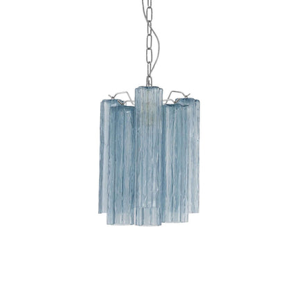 Murano Tubes Chandelier 11"