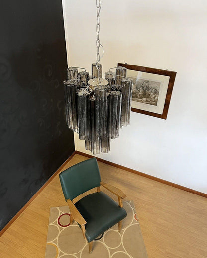 Murano Tubes Chandelier 19"