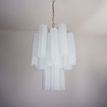 Murano Tubes Chandelier 19"