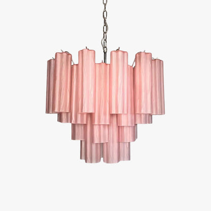 Murano Tubes Chandelier 20"