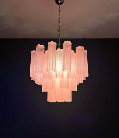 Murano Tubes Chandelier 20"