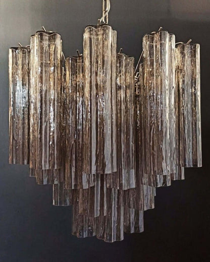 Murano Tubes Chandelier 20"