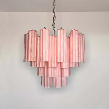 Murano Tubes Chandelier 20"