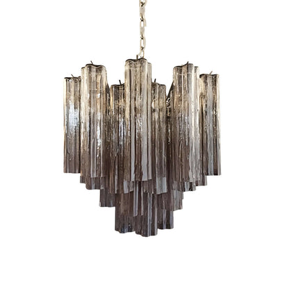 Murano Tubes Chandelier 20"