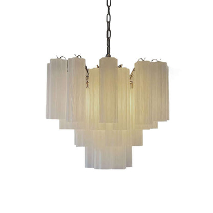 Murano Tubes Chandelier 23"