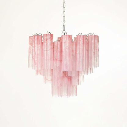 Murano Tubes Chandelier 23"