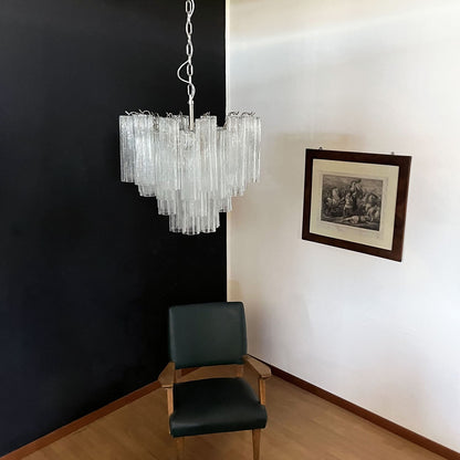 Murano Tubes Chandelier 23"