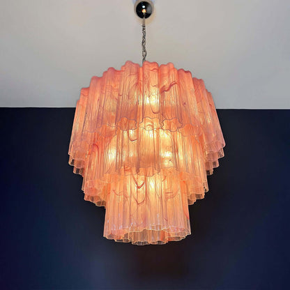 Murano Tubes Chandelier 25"