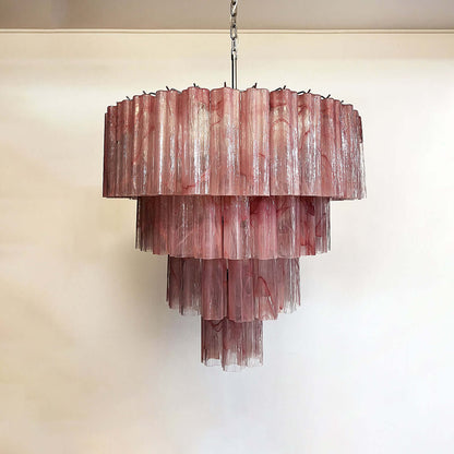 Murano Tubes Chandelier 31.5"