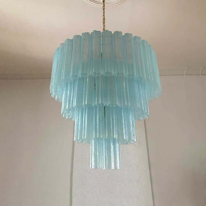 Murano Tubes Chandelier 31.5"