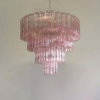 Murano Tubes Chandelier 31.5"